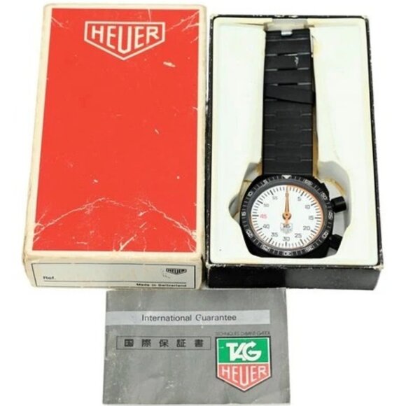 Tag Heuer 44mm Men's Referee Stopwatch Wrist Watch w/ Box+ Papers- 202.507! - Picture 2 of 13